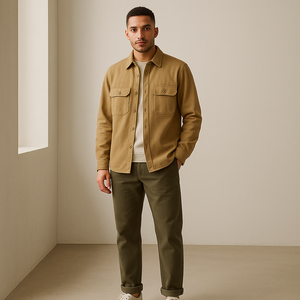 Cotton Twill Overshirt thumbnail 4