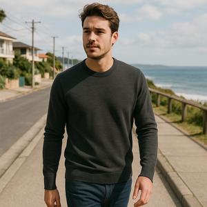 Merino Crew Sweater thumbnail 2