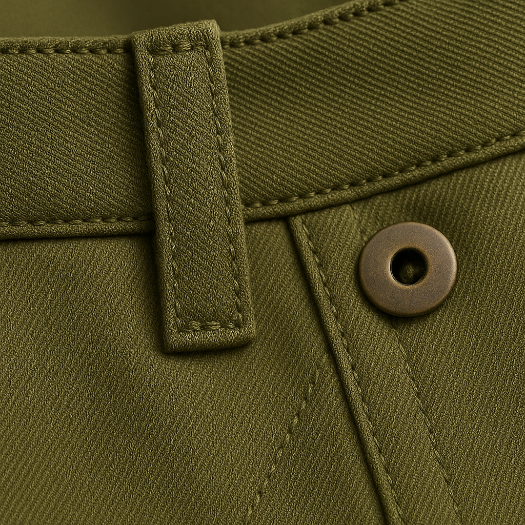 Close-up detail of Relaxed Taper Chino